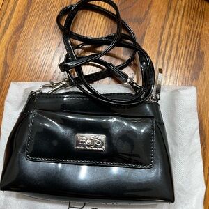 Black Patent Leather Beijo Wallet